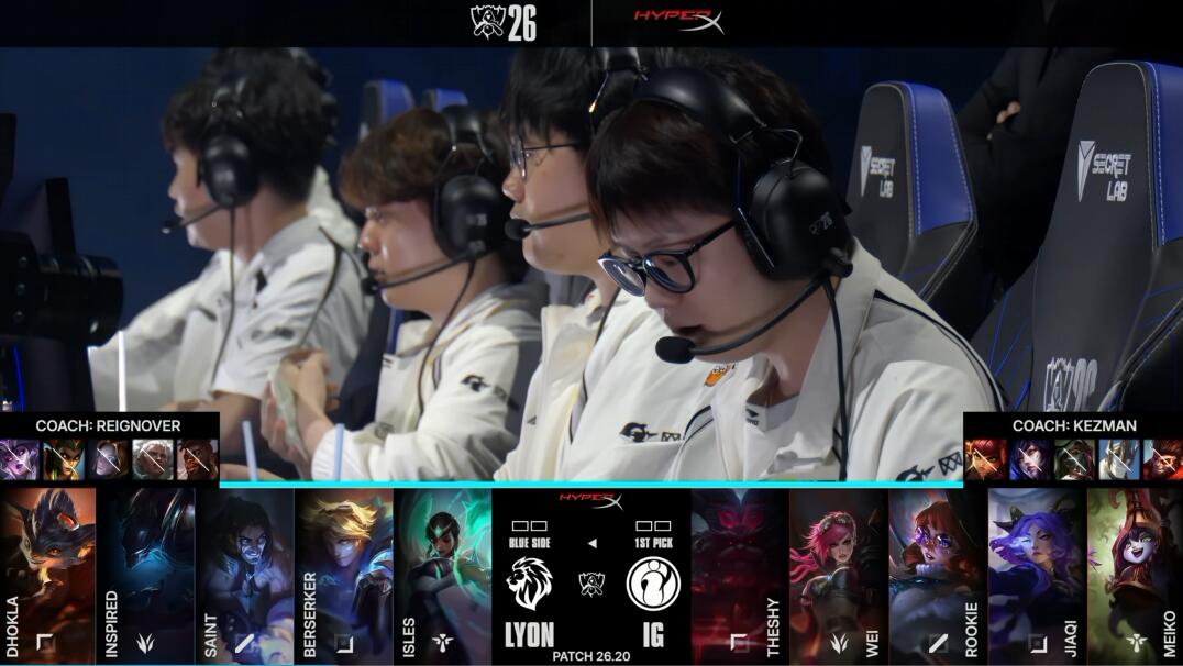 YABOSPORTS IG vs LYON 手感火热 IG能否继续强势